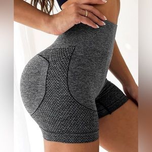 Large Breathable Basic Wide Yoga Waistband Comfortable Sports Shorts